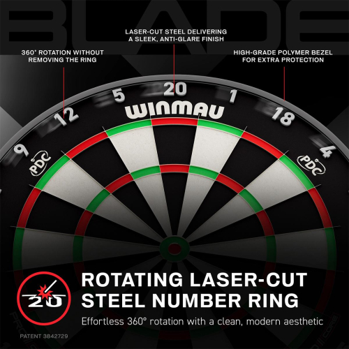 Winmau Blade X Pro Core PDC Steel-Dartboard